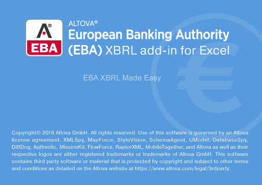 EBA XBRL add-in for Excel