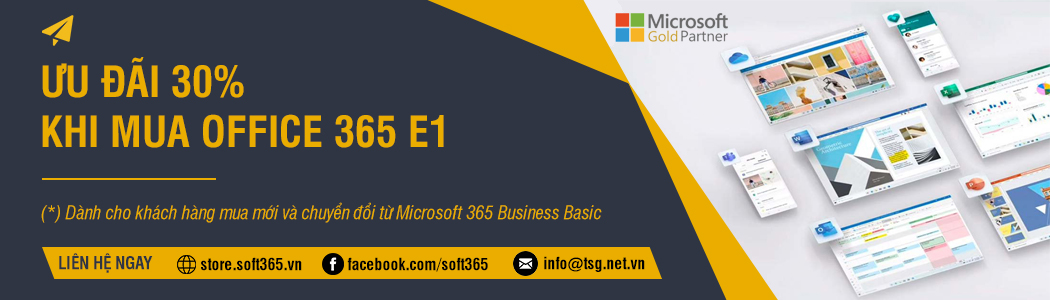 Khuyến mại Office 365 - Phần mềm bản quyền SOFT365